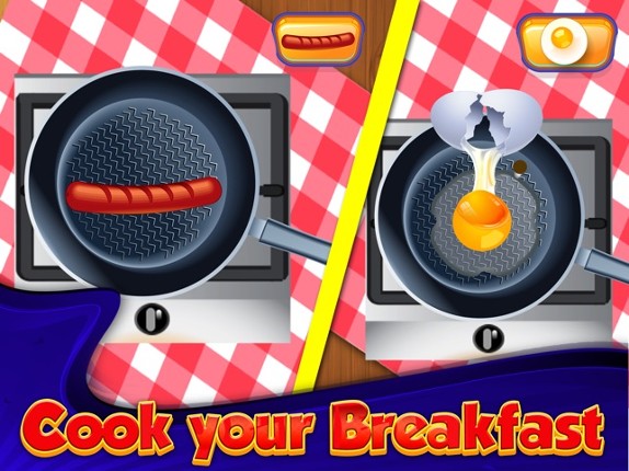 School Breakfast:Cooking games screenshot