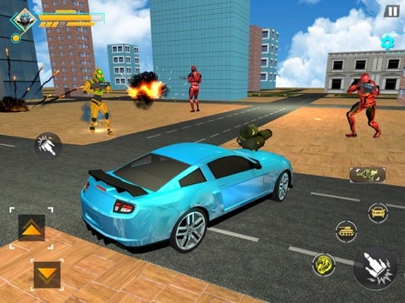 Superhero Robot Alien Rescue screenshot