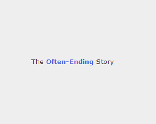 The Often-Ending Story Game Cover