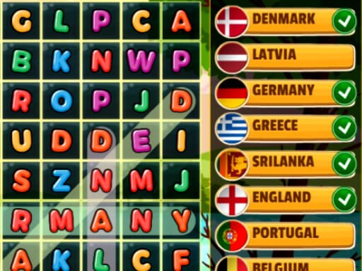 Games like Word Search Countries