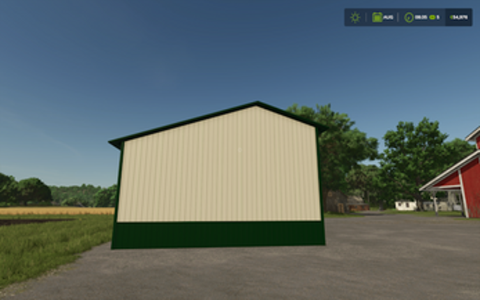 30x80 Three Sided Shed screenshot