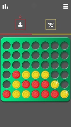 4 in a Row Multiplayer: Slide dot & Epic tribes in brakes online game screenshot