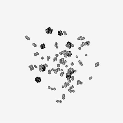 Cellular automata 3D Image