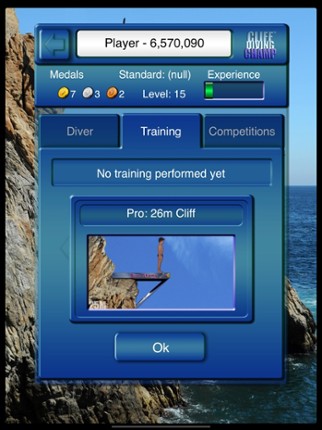 Cliff Diving Champ screenshot