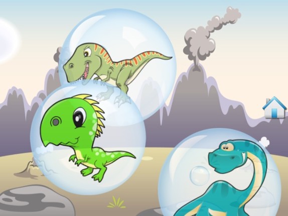 Dino Bubbles for Toddlers : discover the Dinosaurs ! FREE App Image