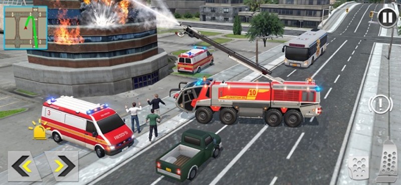 Firefighter Vehicles Rescue 3D screenshot