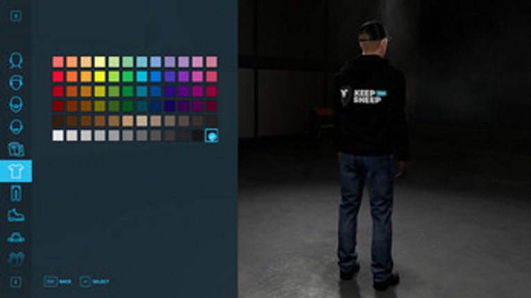 FS22 Wardrobe Plus Addon - #KeeptheSheep Merch Image