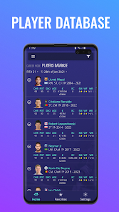 FCM Career Mode FC25 Database screenshot