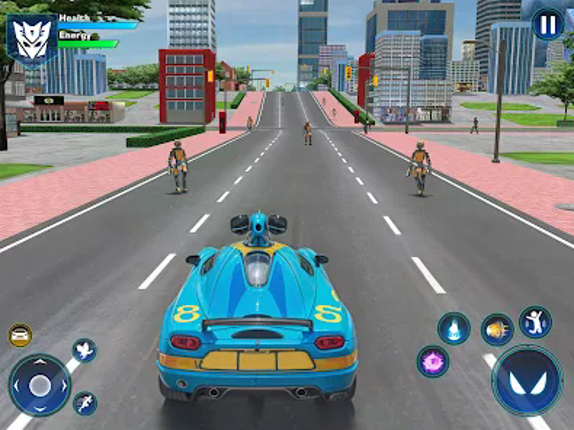 Flying Robot Car Transform screenshot