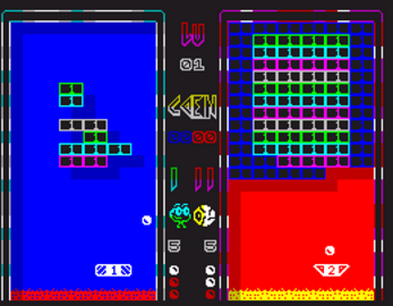 JAAM Rivals (ZX Spectrum 128k) screenshot