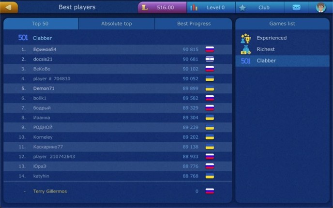 Online Clabber LiveGames screenshot