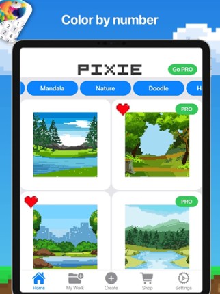 Pixie - Pixel Art Color Games screenshot