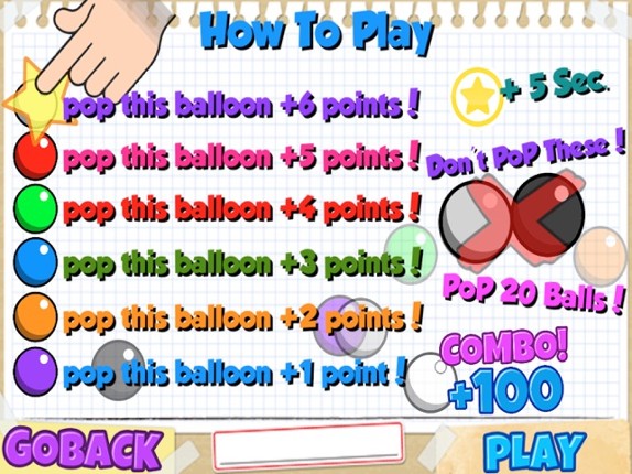 Pop Pop The Balloons Image