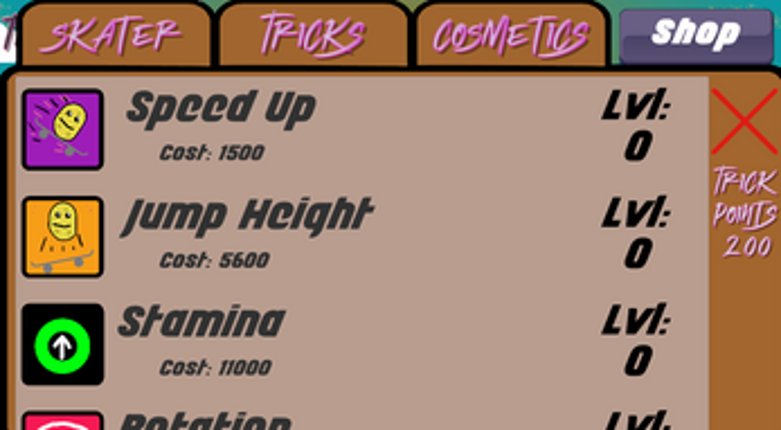 Skatetato! screenshot