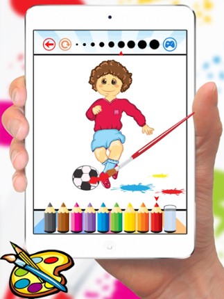 Sport Cartoon Coloring Book - Drawing for kids free games Image