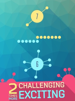 1200: Double Hit - Two Color Dots Addictive Puzzle screenshot