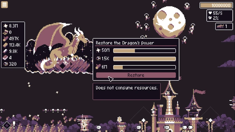 A Game About a King Saving a Dragon screenshot
