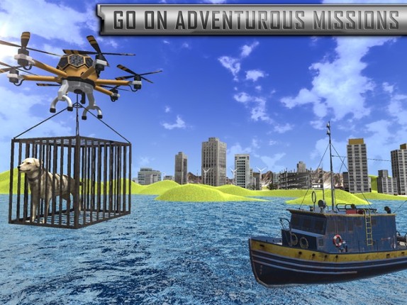 Animal Rescue Drone Flying screenshot