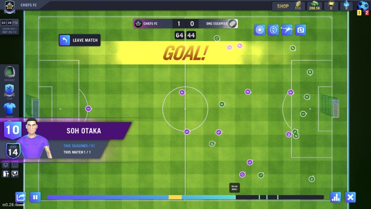 Blackout Football Manager screenshot