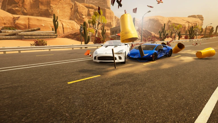 Chained Cars Image
