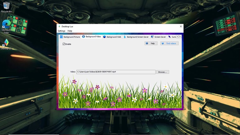 Desktop Lux screenshot