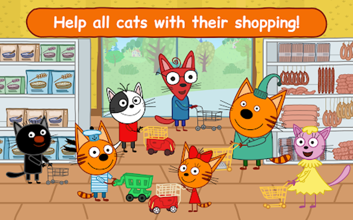 Kid-E-Cats: Kids Shopping Game Image