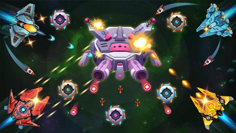 Chicken Attack: Galaxy Shooter screenshot