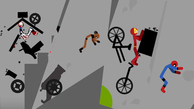 Fly Stickman Dismounting Image