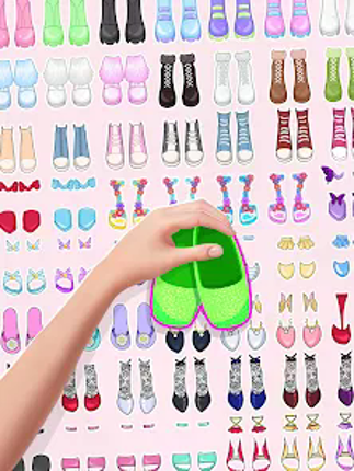 Sticker Doll DIY Dressup Diary Image