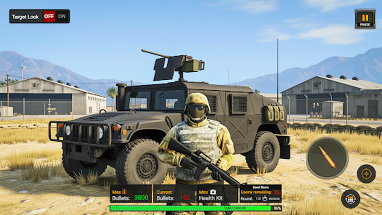 Military Truck Cargo Game 3d screenshot