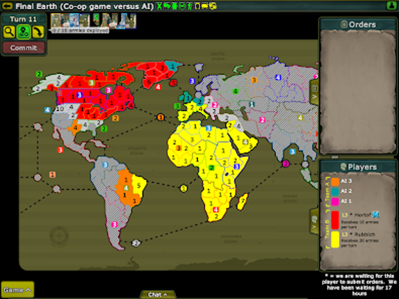 Warzone - turn based strategy screenshot