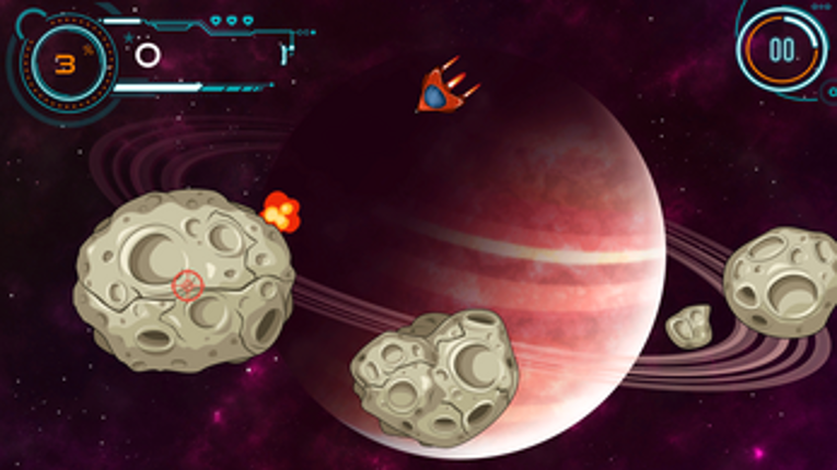 Asteroid Field Crossing Image