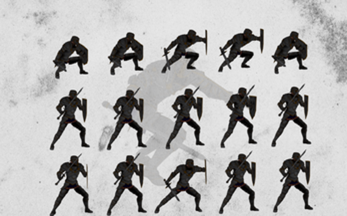Dark Knight 2D Character Image