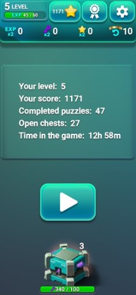 Hexa Gems Puzzle screenshot