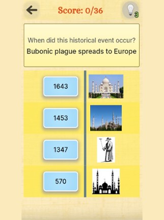 History Game screenshot