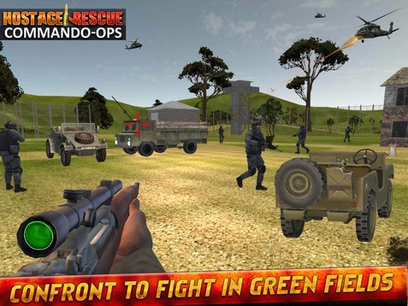 Hostage Rescue Commando Ops : Shootout kidnappers to free the hostages held Image