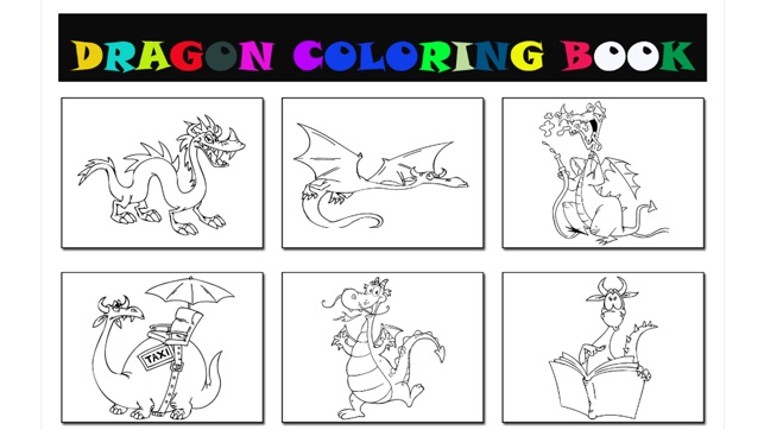Learn to Color Wizard with Fantasy Dragon screenshot