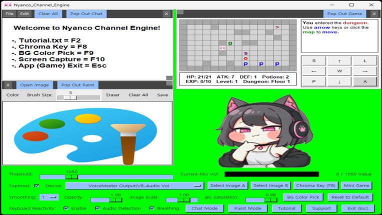 Nyanco Channel Engine screenshot
