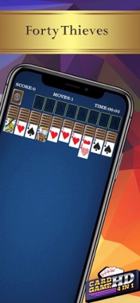 Solitaire Card Games 4 in 1 HD screenshot