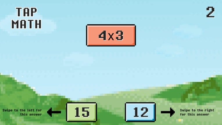 Tap Math - math facts practice screenshot