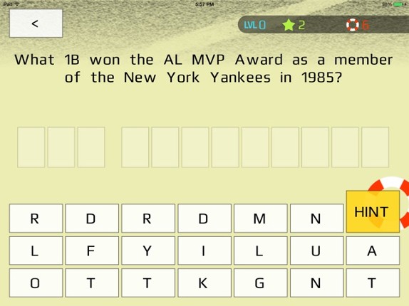 Baseball Trivia Stats &amp; Awards screenshot