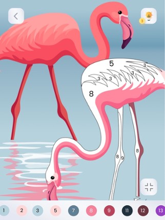 Coloring book Color by number screenshot