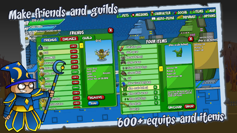 Helmet Heroes MMORPG - Heroic screenshot