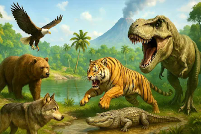 Jurassic Clash Wild Primal Sim screenshot