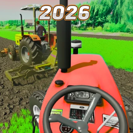 Indian Tractor Farming Game 3D Image