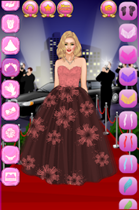 Red Carpet Dress Up Girls Game screenshot