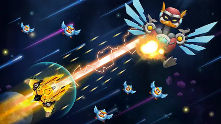 Chicken Attack: Galaxy Shooter screenshot