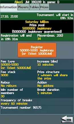 JagPlay Texas Poker screenshot