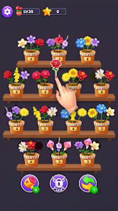 Flower Merge - Sort Games Image
