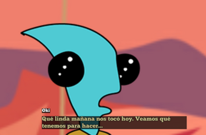 Oki & El Disco Dorado screenshot